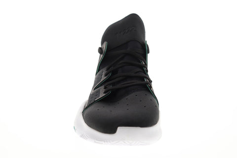 Adidas Pro Vision Mens Black Textile & Synthetic Athletic Basketball Shoes