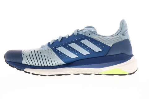 Adidas Solar Glide ST D97074 Mens Blue Mesh Athletic Lace Up Running Shoes