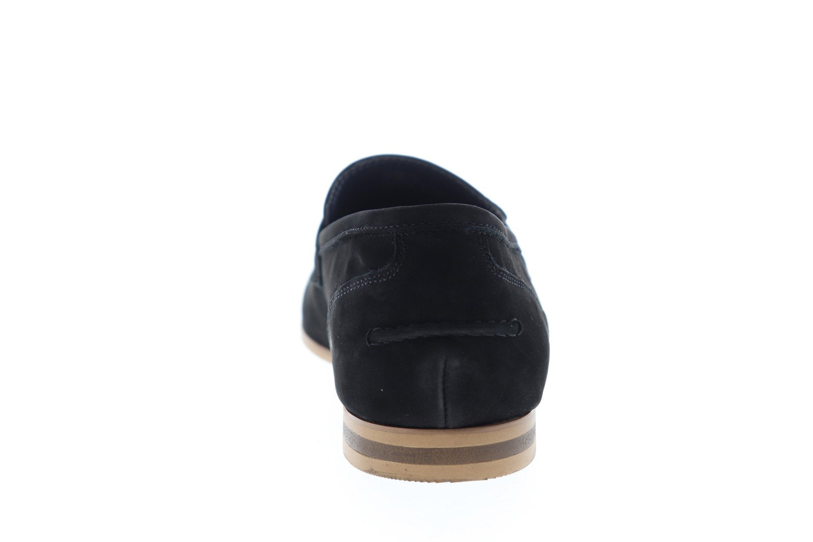 Steve Madden Debinair Mens Black Nubuck Leather Slip On  display picture 2