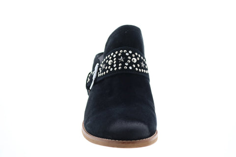 Earth Inc. Denton Suede Womens Black Suede Mules Heels Shoes