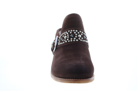 Earth Inc. Denton Suede Womens Brown Suede Mules Heels Shoes