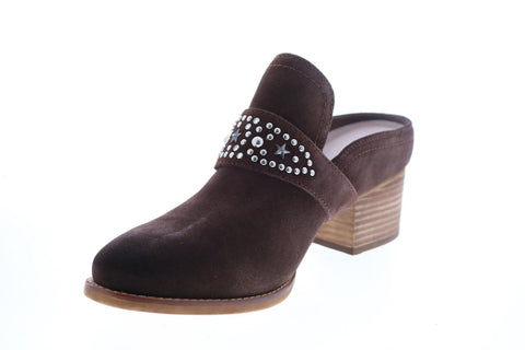 Earth Inc. Denton Suede Womens Brown Suede Mules Heels Shoes