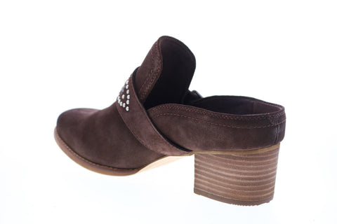 Earth Inc. Denton Suede Womens Brown Suede Mules Heels Shoes