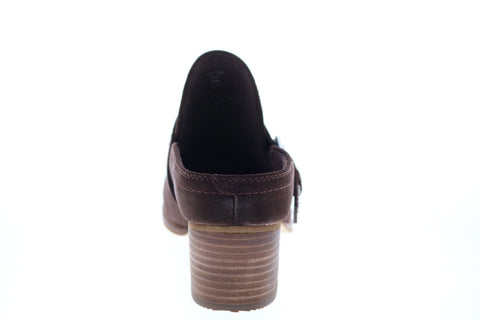 Earth Inc. Denton Suede Womens Brown Suede Mules Heels Shoes