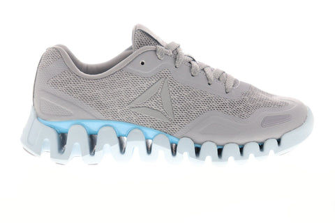 Reebok Zig Pulse SE DV3712 Womens Gray Mesh Lace Up Athletic Running Shoes