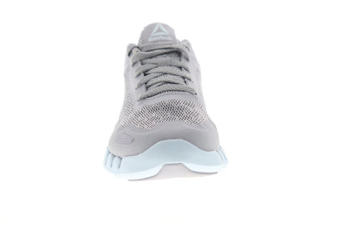Reebok Zig Pulse SE DV3712 Womens Gray Mesh Lace Up Athletic Running Shoes