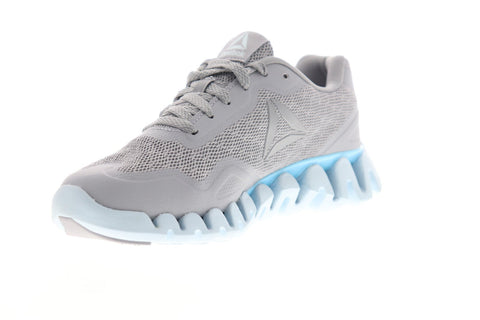 Reebok Zig Pulse SE DV3712 Womens Gray Mesh Lace Up Athletic Running Shoes