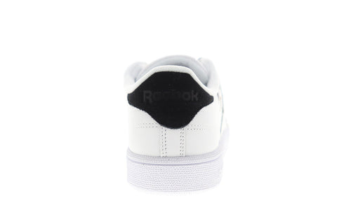 Reebok Club C 85 DV3833 Womens White Leather Lace Up Sneakers Shoes 