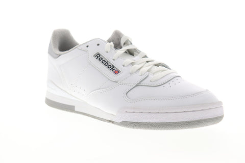 Reebok Phase 1 MU DV3927 Mens White Leather Lace Up Low Top Sneakers Shoes