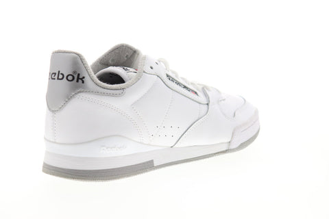 Reebok Phase 1 MU DV3927 Mens White Leather Lace Up Low Top Sneakers Shoes