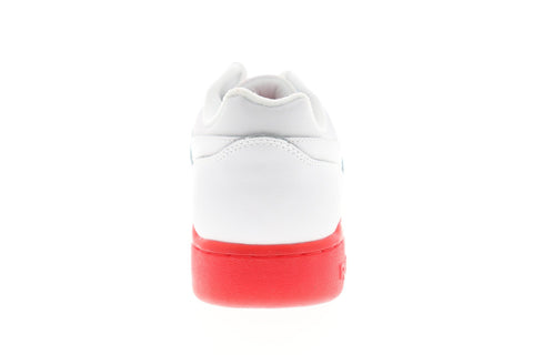 Reebok Workout Plus MU DV4283 Mens White Leather Low Top Sneakers Shoes