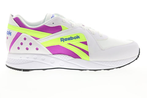 Reebok Pyro DV4847 Mens White Synthetic Lace Up Low Top Sneakers Shoes 