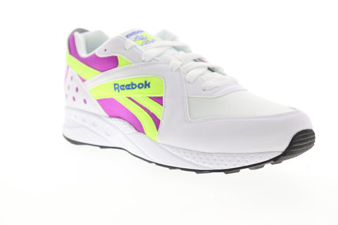 Reebok Pyro DV4847 Mens White Synthetic Lace Up Low Top Sneakers Shoes 