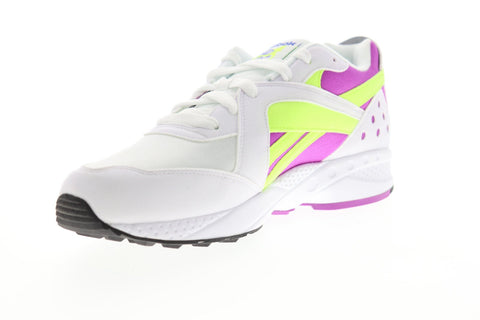 Reebok Pyro DV4847 Mens White Synthetic Lace Up Low Top Sneakers Shoes 