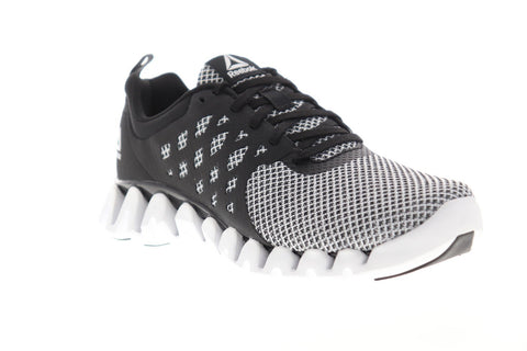 Reebok Zig Pulse 3.0 DV5130 Mens Black Mesh Athletic Lace Up Running Shoes