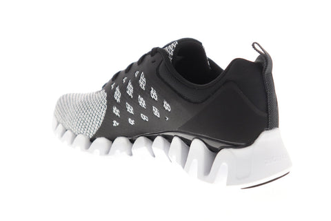 Reebok Zig Pulse 3.0 DV5130 Mens Black Mesh Athletic Lace Up Running Shoes