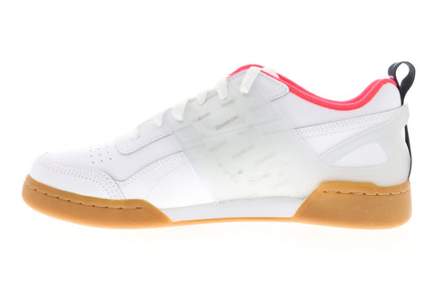 Reebok Workout Plus Altered DV5243 Mens White Low Top Sneakers Shoes