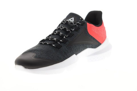 Reebok Reebok Split Fuel DV5450 Mens Black Mesh Lace Up Athletic Running Shoes