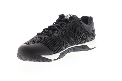 Reebok Crossfit Nano 4.0 Womens Black Mesh Athletic Cross Training Shoes