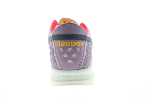 Reebok Pyro DV5873 Mens Pink Suede Lace Up Low Top Sneakers Shoes