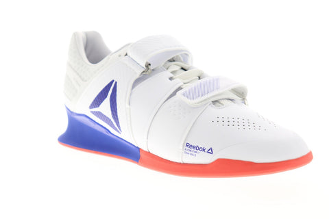 Reebok Legacy Lifter DV6225 Mens White Leather Athletic Weightlifting Shoes