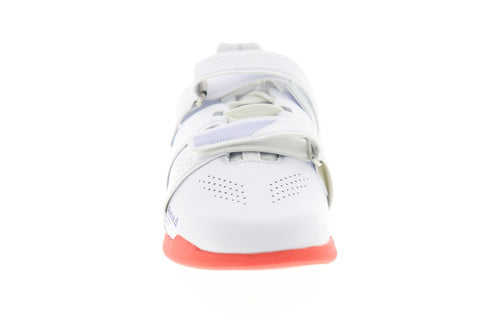 Reebok Legacy Lifter DV6225 Mens White Leather Athletic Weightlifting Shoes