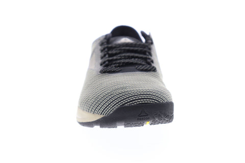 Reebok Nano 9 DV6359 Mens Black Canvas Athletic Lace Up Cross Training Shoes