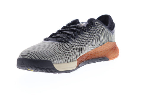 Reebok Nano 9 DV6359 Mens Black Canvas Athletic Lace Up Cross Training Shoes