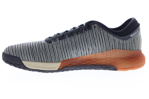 Reebok Nano 9 DV6359 Mens Black Canvas Athletic Lace Up Cross Training Shoes