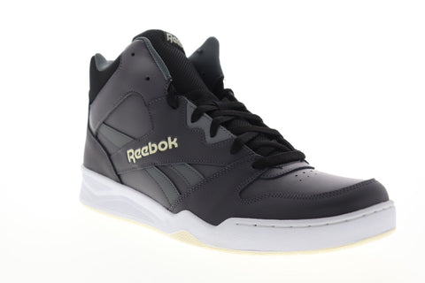 Reebok Royal Bb 4500 Hi 2 DV6693 Mens Gray Leather High Top Sneakers Shoes