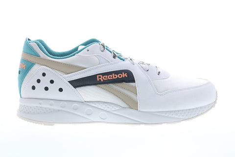 Reebok Aztrek 96 DV6757 Mens White Suede Lace Up Low Top Sneakers Shoes