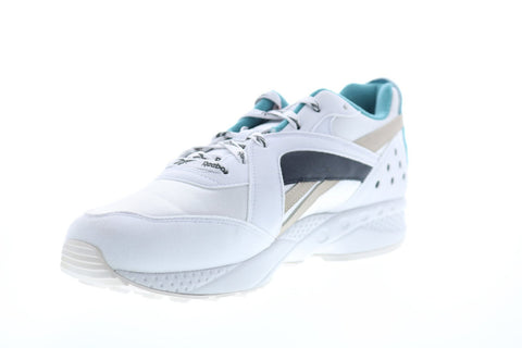 Reebok Aztrek 96 DV6757 Mens White Suede Lace Up Low Top Sneakers Shoes