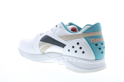 Reebok Aztrek 96 DV6757 Mens White Suede Lace Up Low Top Sneakers Shoes