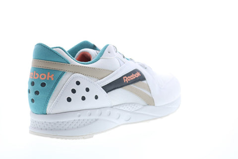 Reebok Aztrek 96 DV6757 Mens White Suede Lace Up Low Top Sneakers Shoes