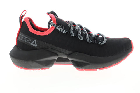 Reebok Sole Fury SE DV6921 Womens Black Mesh Lace Up Athletic Running Shoes
