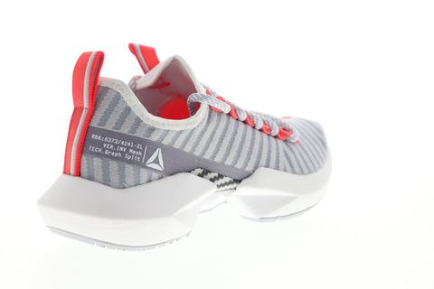 Reebok Sole Fury SE DV6922 Womens Gray Canvas Lace Up Athletic Running Shoes