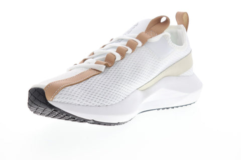 Reebok Sole Fury Lux DV6924 Mens White Canvas Lace Up Athletic Running Shoes