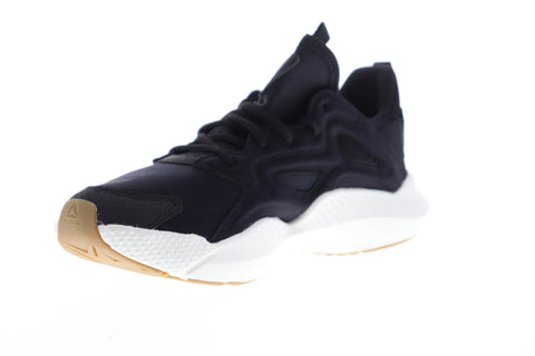 Reebok Sole Fury Adapt Womens Black Textile Athletic Lace Up Running Shoes