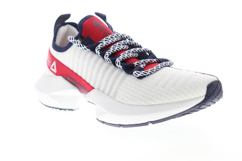 Reebok Sole Fury DV8598 Womens White Canvas Lace Up Athletic Running Shoes