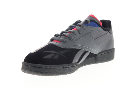 Reebok Club C RC 1.0 DV8661 Mens Gray Leather Low Top Lace Up Sneakers Shoes