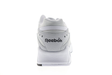 Reebok Aztrek 93 Mens Gray Suede & Textile Low Top Lace Up Sneakers Shoes