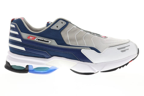 Reebok DMX6 MMI DV9076 Mens Gray Mesh Athletic Slip On Cross Training Shoes