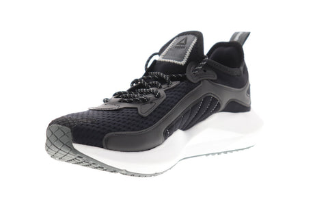 Reebok Sole Fury 00 Womens Black Textile Athletic Lace Up Running Shoes