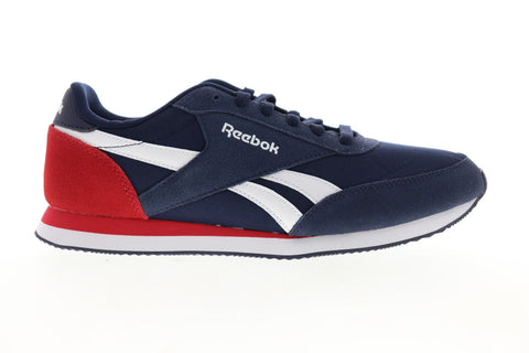 Reebok Royal Classic Jogger 2 DV9640 Mens Blue Leather Low Top Sneakers Shoes