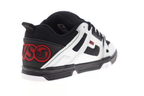 DVS Comanche Mens White Leather Lace Up Skate Sneakers Shoes