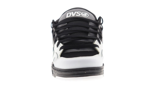 DVS Comanche Mens White Leather Lace Up Skate Sneakers Shoes