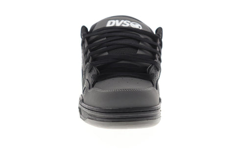 DVS Comanche Mens Gray Leather Lace Up Skate Sneakers Shoes