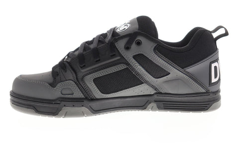 DVS Comanche Mens Gray Leather Lace Up Skate Sneakers Shoes