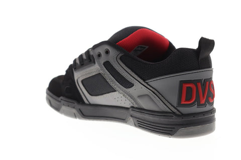 DVS Comanche Mens Black Nubuck Athletic Lace Up Skate Shoes