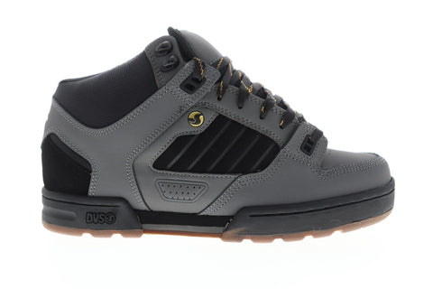 DVS Militia Boot Mens Gray Leather Lace Up Skate Sneakers Shoes